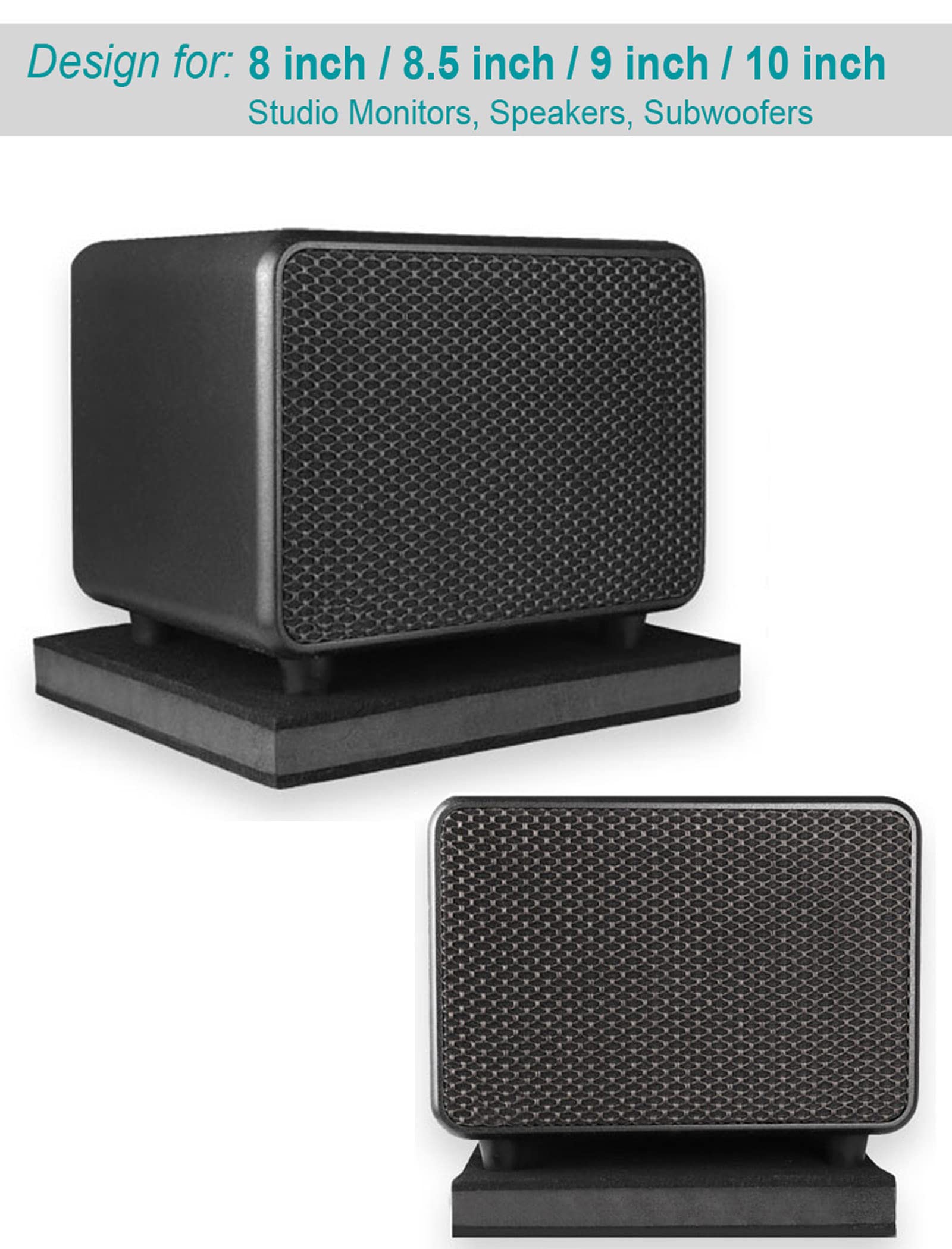 Amazon.com: 2-Pack for 8''- 10'' Studio Monitor Noise Isolation